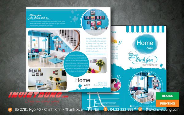 Tờ rơi quán cafe, Mẫu tờ rơi quảng cáo quán cafe đẹp
